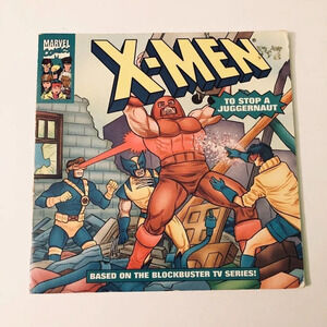 Vtg 1993 Random House Marvel X Men  To Stop A Juggernaut Comic Book